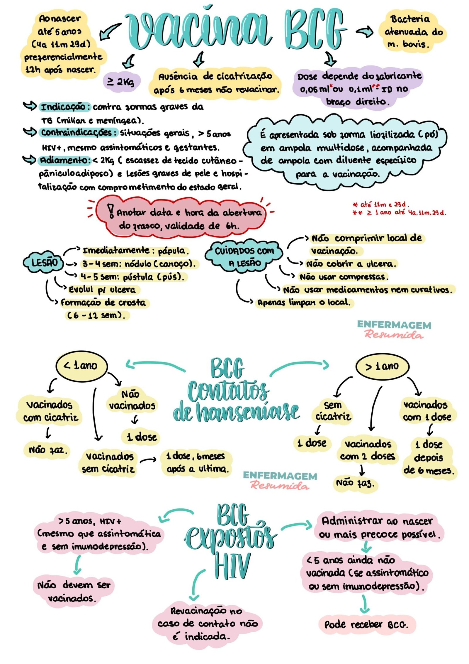 Mapas Mentais De Imunização – Enfermagem Resumida