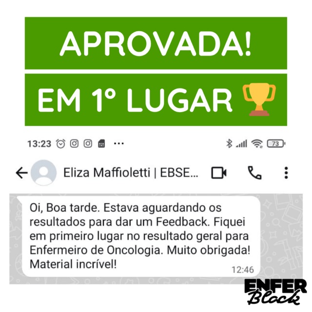 Depoimento de aluna aprovada